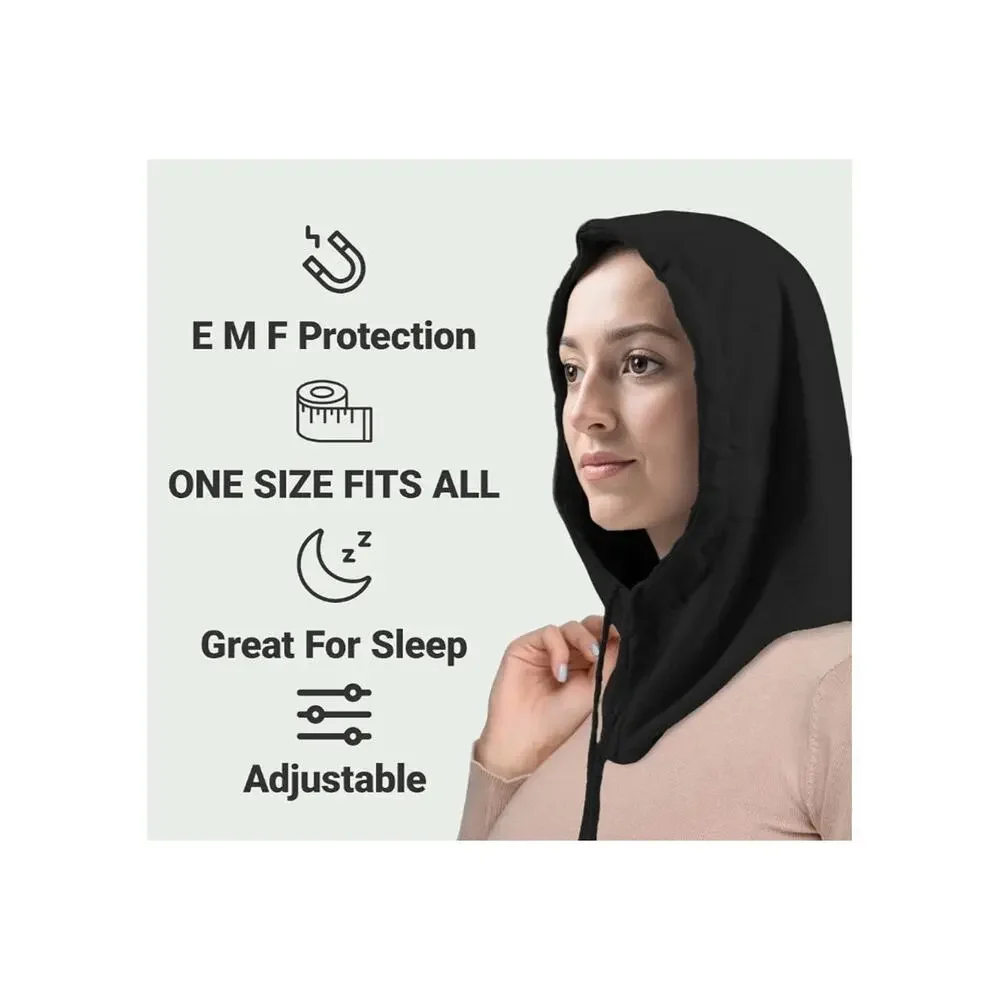 Faraday Hats Women Men Adjustable Protection Hood for 5G Blocking WiFi Shield